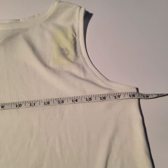 All In Motion Womens White Performance Muscle Tank Top Versatile for gym Size S - Picture 6 of 7